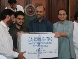 Karachi street lights