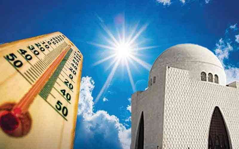 Karachi temperature change