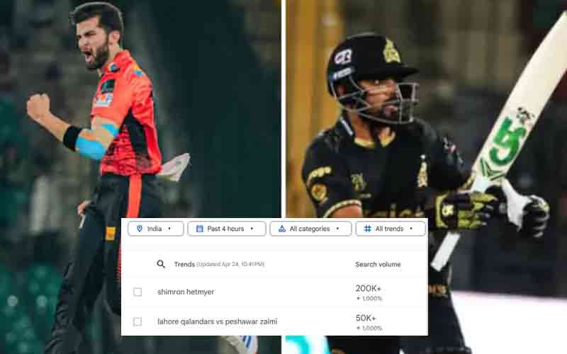 PSL match trends in India
