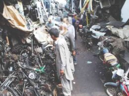 Karachi illegal vehicle parts