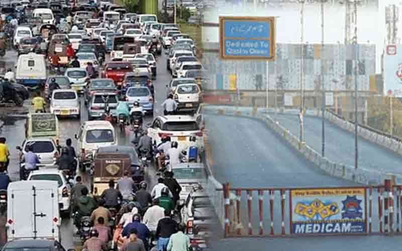 Karachi PSL traffic