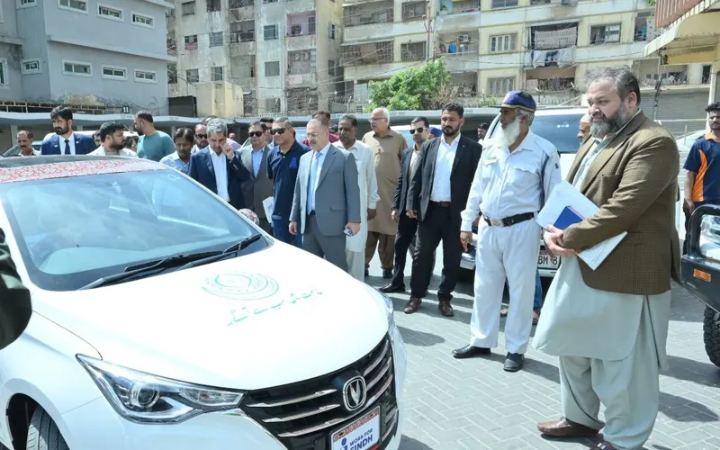 EV taxi service Sindh